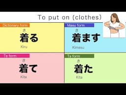 Basic Japanese Verb Conjugation2🇯🇵にほんご(Nihongo)🌸 Beginner