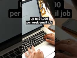 Work From Home Sending Emails | Up to $1,000/Week Remote Job
