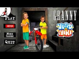 Play as Vlad and Niki in Granny motorbike escape