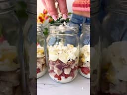 Mason Jar Cobb Salad