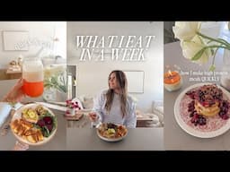 what I EAT in a week | how I balanced my hormones with nutrition | easy, high-protein, & delicious
