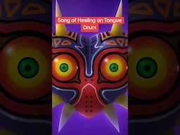 Song of Healing - Tongue Drum - The Legend of Zelda Majora's Mask #Zelda #Shorts #tonguedrum