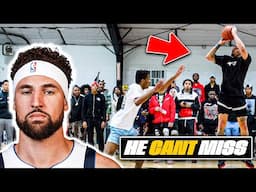 He Turned Into KLAY THOMPSON In Front Of Sauce Walka! Is He The BEST SHOOTER On Youtube?