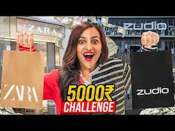 5000 Rs at ZUDIO Vs 5000 Rs at Zara Challenge + Haul