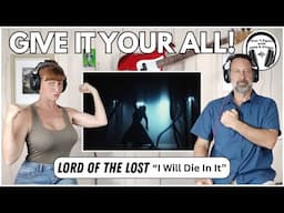 ANOTHER SOLID BANGER! Mike & Ginger React to I WILL DIE IN IT by LORD OF THE LOST