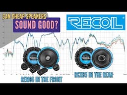 Can cheap speakers sound good? Recoil REM65 and RCX65 RTA