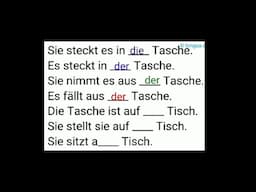 Mix - A1, A2, B1 - Deutsch lernen, Deutsche Grammatik, Präposition #deutschlernen #dativ #german