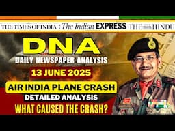 Daily Newspaper Analysis | 13 June 2025 | Current Affairs For Defence Aspirants #ssb #upsc