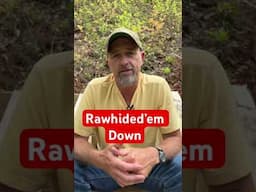 Rawhide = to carry a heavy load on your back #celebratingappalachia