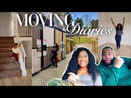 An INSIDE LOOK at Our Home Renovations! New Cabinets, Flooring + More! | Moving Diaries Ep 04♡
