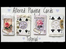 Altered Playing Cards - Tutorial