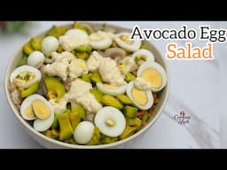 THIS AVOCADO SALAD IS SO DELICIOUS | HOW TO MAKE THE HEALTHIEST AVOCADO & EGG SALAD RECIPE