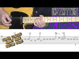 Led Zeppelin - Good Times Bad Times - guitar lesson (solo) with tabs!! 🎸