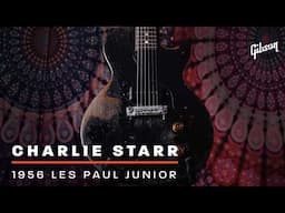 Charlie Starr shows off his number one 1956 Gibson Les Paul Junior