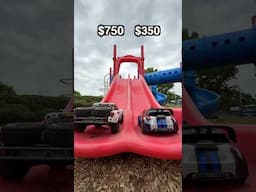$5 vs $1,000 RC Park Slide Race!