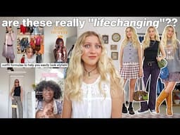 trying outfit formulas fashion influencers SWEAR BY