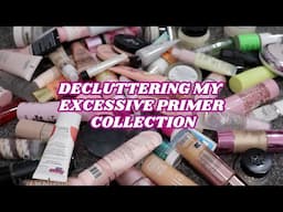 DECLUTTERING MY EXCESSIVE PRIMER COLLECTION | makeupwithalixkate