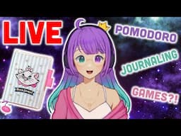 journal & work with me ♡ pomodoro stream