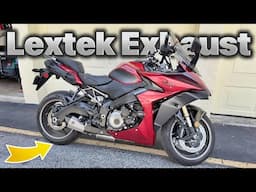 Lextek Full Exhaust | Suzuki GSXS 1000GT [22-25] | Install & Sound Test!