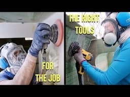 OH GLORIOUS SANDING!! All The Tools We Use to Get the Job Done (MJ Sailing - Ep 353)