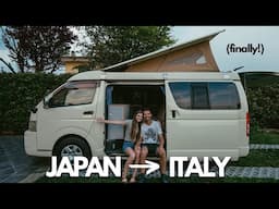 Our Japanese Campervan Arrived in Italy! | Renovations for Family Van Life!
