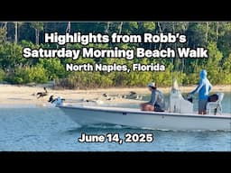 Highlights from Robb’s Saturday Morning Beach Walk at Delnor-Wiggins in Naples, FL | June 14, 2025