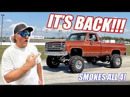 This Truck Is INSANE!!! Our 1,000+HP Cummins Swapped Squarebody Is Back!!! And It RIPS!!!