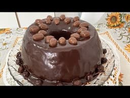Bolo de Chocolate muito Fofinho e Molhadinho Desfaz na Boca