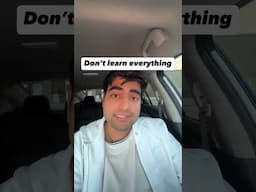 Here are 5 key points about why you don’t need to learn everything as a coder- Focus on