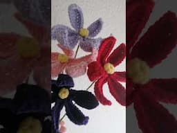 Clematis Blossoms #crochet