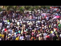 Look at President Ruto leaving Chuka Town During Mt. Kenya Tour