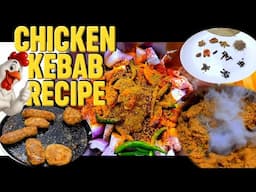 CHICKEN KEBAB RECIPE / Easy Chicken kebab at Home / Restaurant style Qureshi Chicken kebab Recipe