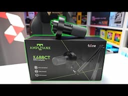 Fifine K688CT XLR and USB Microphone Sound Test & Rview