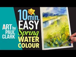 10 Minute Easy Spring Watercolour