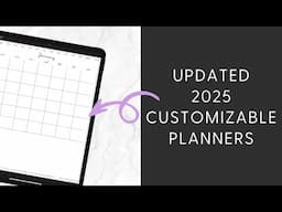 ⭐️ UPDATED for 2025 Customizable Planner The BEST Digital Planner for DIY Planning! New Version