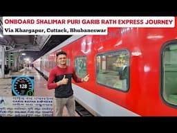 Onboard Shalimar Puri Garib Rath Express Journey in Third AC Economy Coach *Shalimar To Puri*
