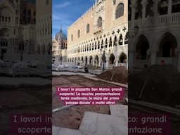 Da Piazza San Marco riemerge il passato della città lagunare