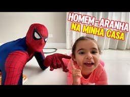 HOMEM ARANHA BRINCANDO COM MINHA FILHA BELLA