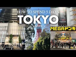HOW TO SPEND 5 DAYS IN TOKYO, JAPAN | Japan Ultimate Guide 2025