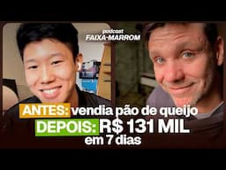 Ele faturou R$ 1 MILHÃO no digital sem sair de casa | PODCAST FAIXA MARROM