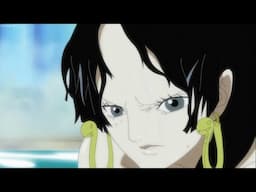 Luffy sees a symbol on Hancock's back || One Piece (Dub)