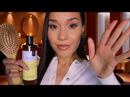 ASMR Peaceful Spa Roleplay | Facial Treatment, Hair play and Massage | Personal Attention