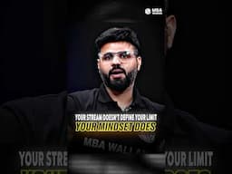 It’s Not Your Stream It’s Your Mindset That Cracks CAT 2025 #shorts #mbawallah