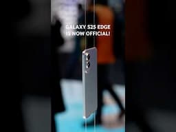 Samsung’s slimmest phone ever! #GALAXYS25EDGE #GALAXYS25