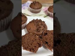 Muffin al cacao con farina di farro