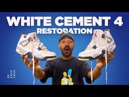 Can I Bring These Beat Up "White Cement" Jordan 4s Back To Life?