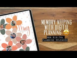 Monthly memory keeping with digital planners! New tabs + Baseball Digital Stickers