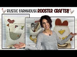 Rustic Farmhouse DIY Crafts Featuring 🐓 Roosters! | Creative Home Decor Crafts With 🐓 Roosters!