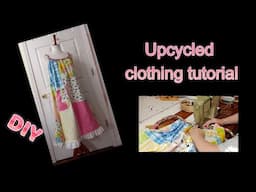 How to make a boho/shabby chic braided beach dress DIY tutorial #upcycled clothing