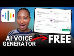 Free AI Voice Generator For Faceless Channels 2025